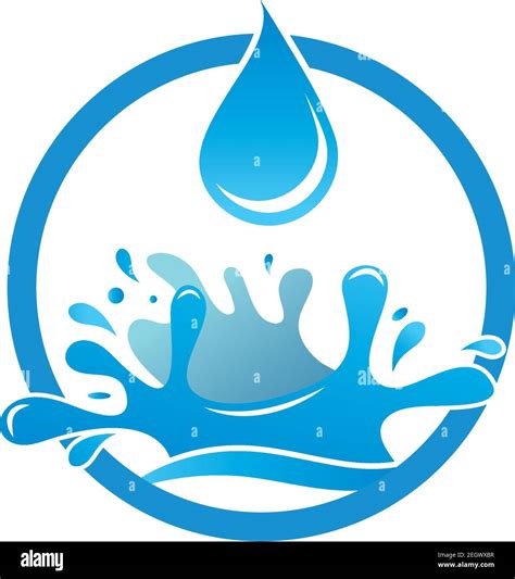 Water Splash logo icon illustration design template Stock Vector Image & Art - Alamy