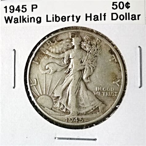 1945 P Walking Liberty Half Dollar - for sale, buy now online - Item #150812