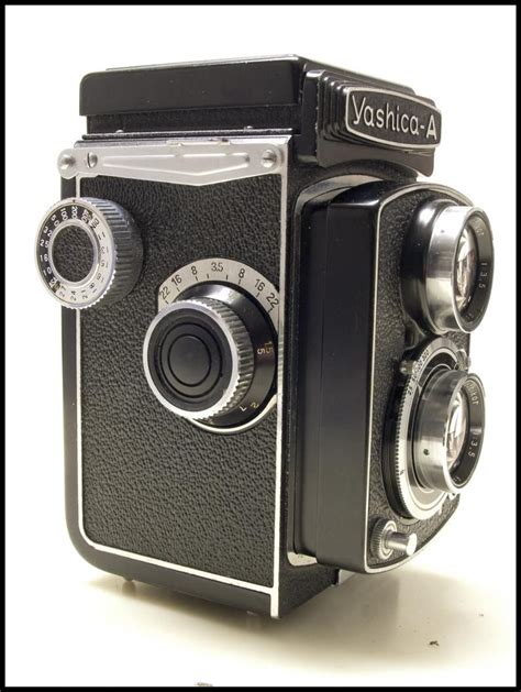 Yashica-A Camera - Working Vintage 1960s Medium Format 120MM Film Twin Lens Reflex Camera with ...