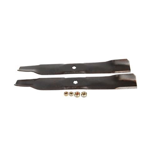 John Deere Hi Lift Bagger Mower Blades 42-inch cutSet of 2 - AM141034