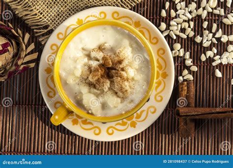 Cup of Canjica, Typical Food Consumed in the Brazilian Festa Juninas ...