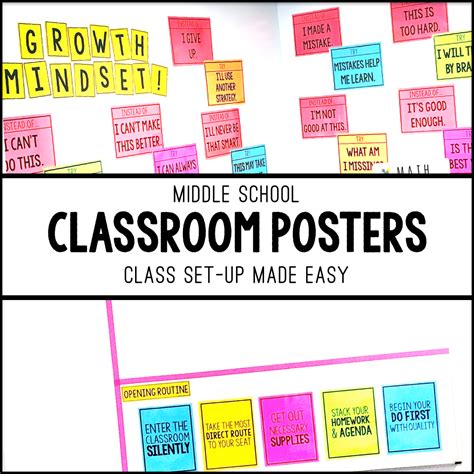 Great ideas and inspiration in this middle school classroom reveal ...