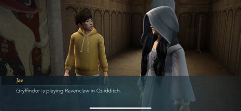 MC is on the Ravenclaw Quidditch team, so right now, this line makes no sense to the story line ...