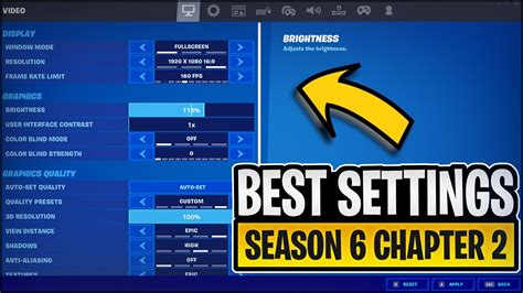 The Best Fortnite Setting in Season 6 Chapter 2 - FPS Boost ...