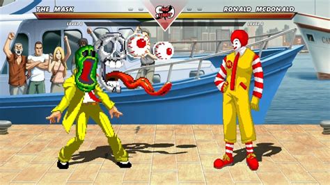 THE MASK vs RONALD MCDONALD - Highest Level Amazing Fight! - YouTube