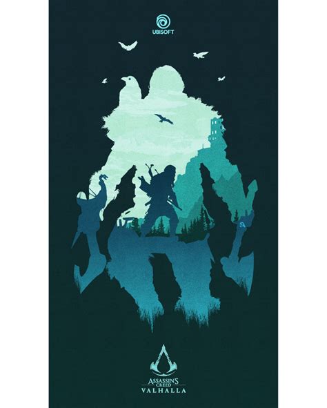 I created this minimal poster for Valhalla! : r/assassinscreed