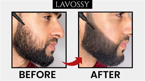 BEST Beard Pencil Filler 2022 - Step by Step How to Use LAVOSSY Beard ...