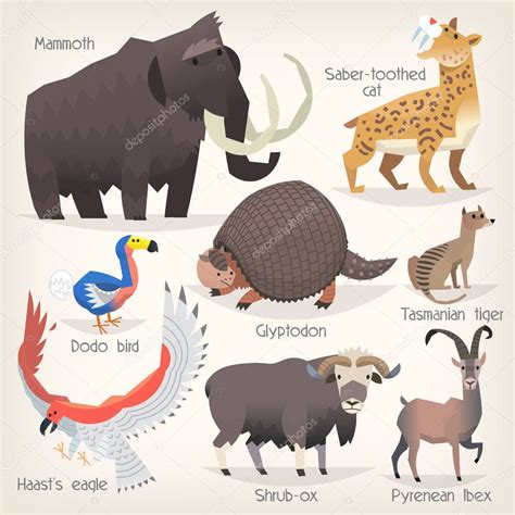 Pictures And Names Of Extinct Animals - vrogue.co