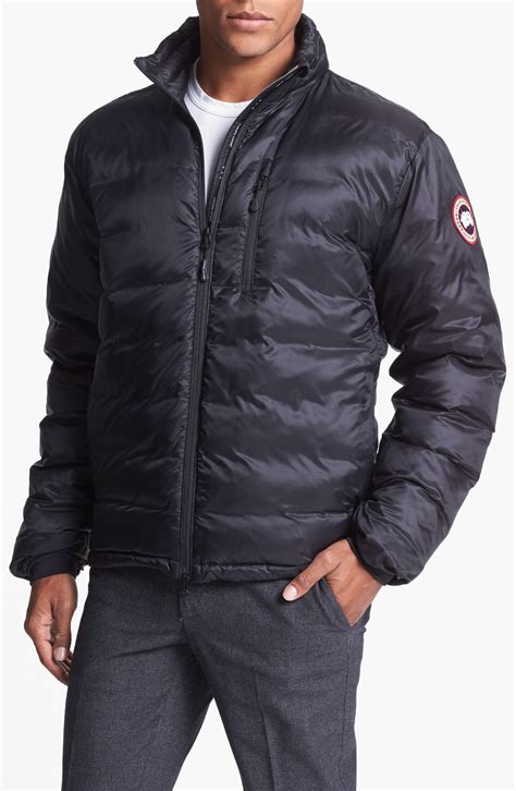 Canada Goose Lodge Down Jacket in Black for Men | Lyst