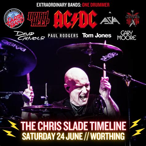 THE CHRIS SLADE TIMELINE: ACDC / URIAH HEEP + MORE — The Factory Live