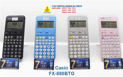 Hướng dẫn cách Bật / Tắt máy tính Casio fx 880 BTG đơn giản