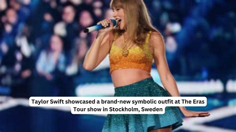 Eras Tour Stockholm: Taylor Swift Captivates Fans With Her Meaningful Yellow-Blue Ensemble ...