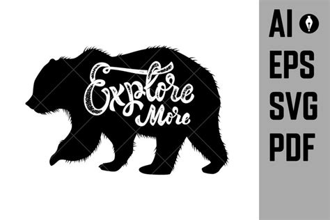 Explore more. Silhouette of grizzly bear on grunge backgroun