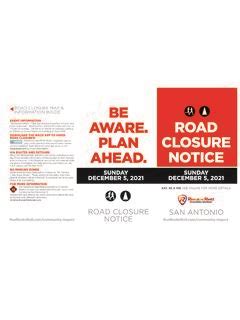 ROAD CLOSURE MAP & INFORMATION INSIDE BE EVENT … / road-closure-map-amp ...