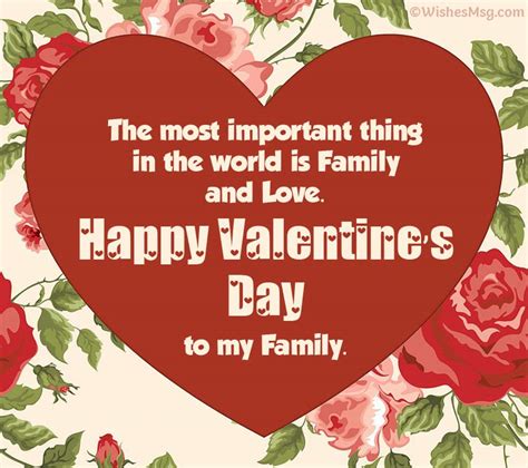 111+ Valentine's Day Wishes for Family (2023) 2024