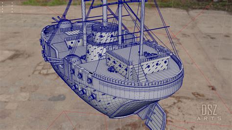 Marine Warship - One Piece 3D model | CGTrader