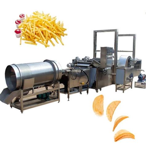 Commercial Potato Chip Maker Machine/ Automatic Potato Wafers Making ...