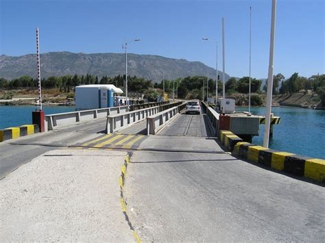 Submersible Bridges at Corinth Canal, Greece | Amusing Planet