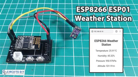 Simple ESP8266 Weather Station with BME280