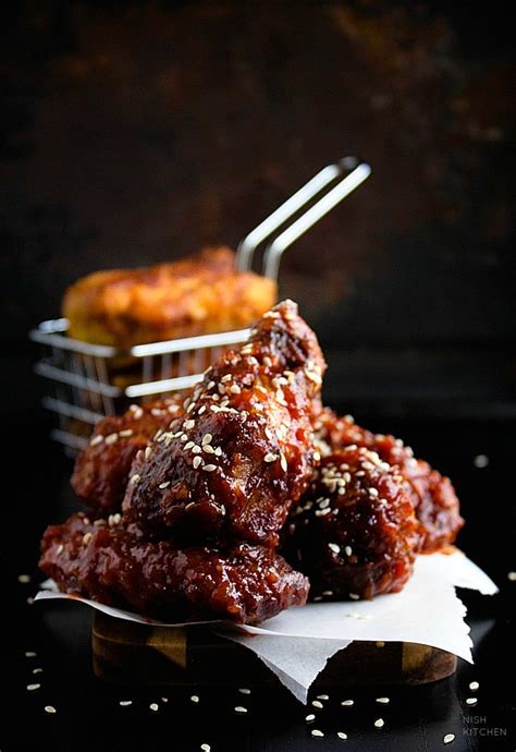 korean style fried chicken Archives - NISH KITCHEN