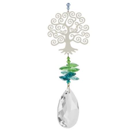 Cristal Feng Shui arbre de vie grand 17 cm - Samashop