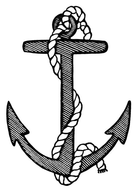 Navy Anchor Drawing at GetDrawings | Free download