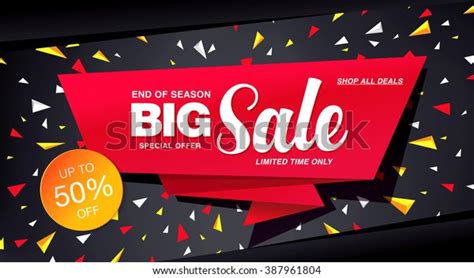 Sale Banner Template Design Stock Vector (Royalty Free) 387961804 ...