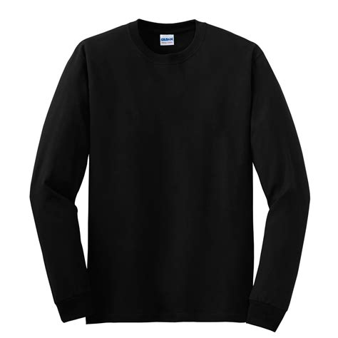 Gildan 5400 Heavy Cotton Long Sleeve T-Shirt - Black | FullSource.com