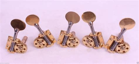 New 5 string Bass Parts Double bass Separate Peg Brass-in Violin Parts & Accessories from Sports ...