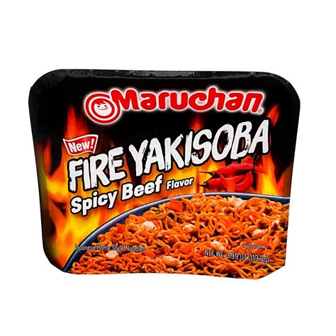 Maruchan Fire Yakisoba Spicy Beef 3.99 oz