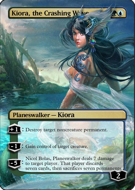 Kiora, the Crashing Wave Magic: The Gathering, Magic The Gathering Cards, Magic Card Game, Magic ...