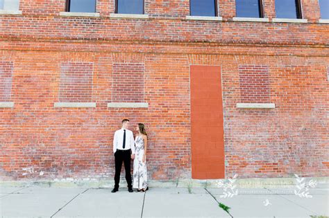 Hunter + Tyler || Downtown Lima, Ohio Engagement Session - Captured by Lydia Photography