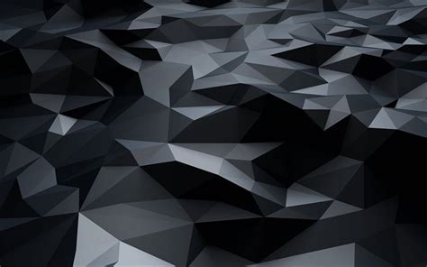 Download wallpapers dark, texture, polygons, black, pattern for desktop free. Pictures for ...