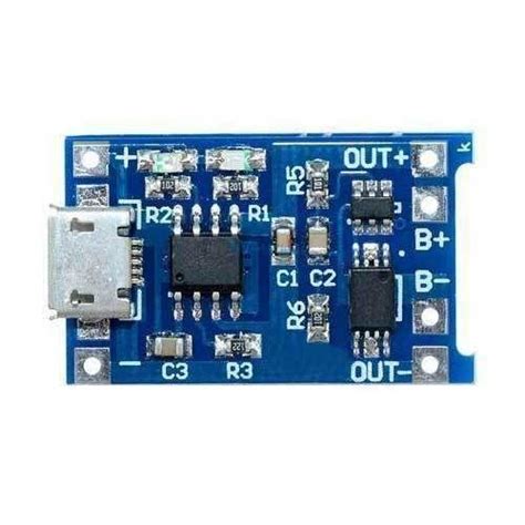 Electric 3.7-4.2V TP4056 Battery Charging Module, Battery Type: Lithium ...