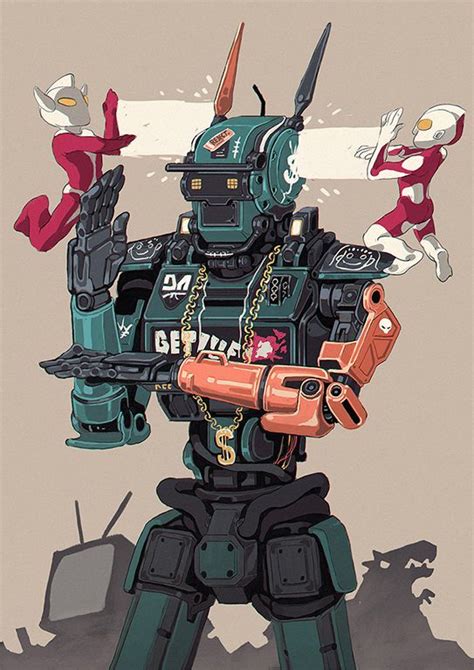 Ultra Chappie on Behance. I need a nice print of this for my wall ...