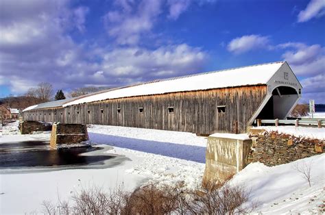 Cornish-Windsor Covered Bridge Photograph by Tim Carpenter | Fine Art ...