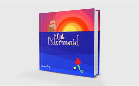 The Little Mermaid book Cover on Behance