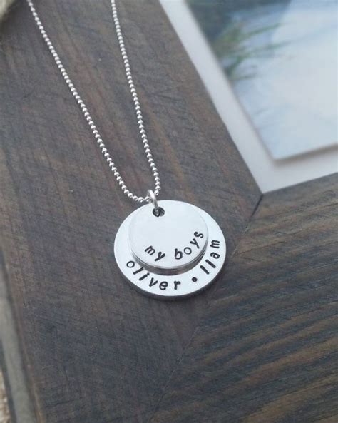 My Boys Necklace / Personalized Family Necklace with Kids Names ...