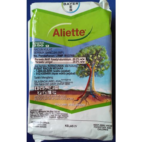 BAYER Aliette Fosetyl-aluminium 80% Bayer Racun Kulat Fungicide 250g | Shopee Malaysia