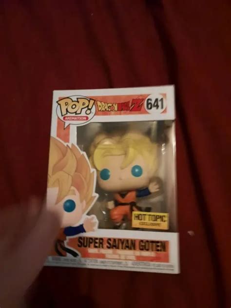 FUNKO POP DRAGON Ball Z Super Saiyan Goten Hot Topic Exclusive DBZ #641 ...