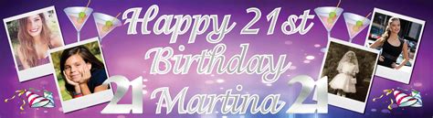 21st Birthday Party Banner 13 21st Birthday Party Banners ...