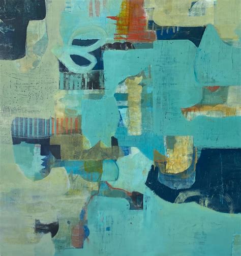 Elyse Katz - Cutting Corners - mixed media art Acrylic Painting Abstract Expressionism, 2023 For ...