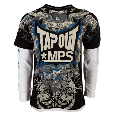 Tapout camuflaje Camiseta M L XL XXL manga larga camisa MMA artes ...