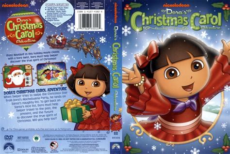 Dora's Christmas Carol Adventure - Movie DVD Scanned Covers - Dora-Christmas Carol :: DVD Covers