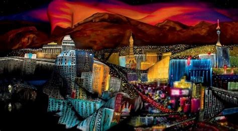 City of Las Vegas Optical Illusion