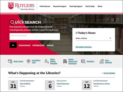 Introducing Our New Homepage | Rutgers University Libraries