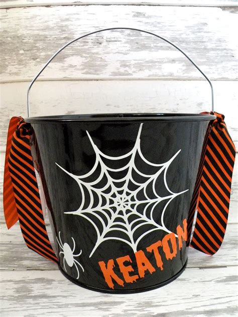 Personalized Custom Halloween Bucket More Designs Available