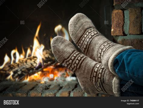 Relaxing Fireplace On Image & Photo (Free Trial) | Bigstock