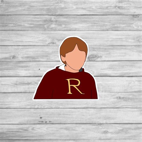 Ron Weasley in Weasley Sweater Sticker | Etsy