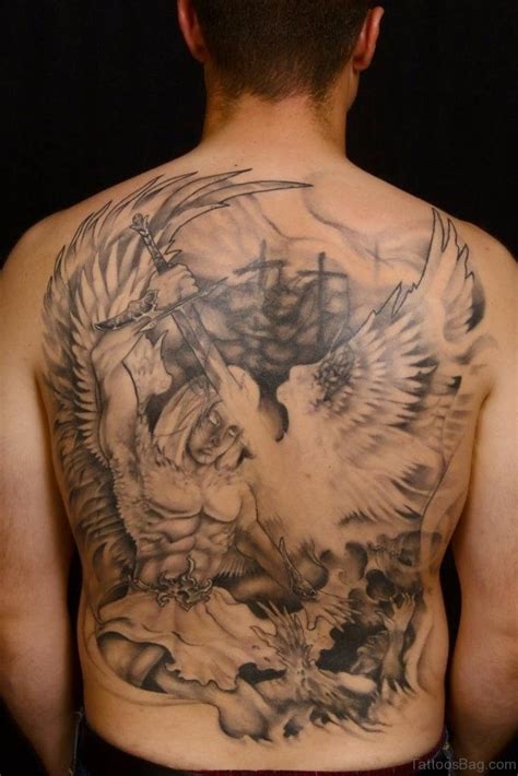 40 Elegant Sword Tattoos For Back